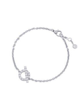 Hermes Bracelet Finesse Diamond 18k White Gold